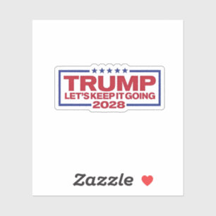 Trump 2028 Behalte es uns Aufkleber