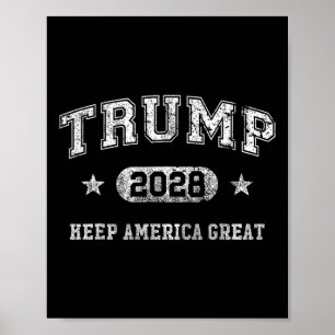 Trump 2028 Behielt Amerika groß Poster