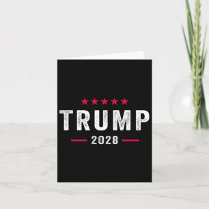 Trump 2028 Shirt Abstimmung Donald Trump 28 Karte
