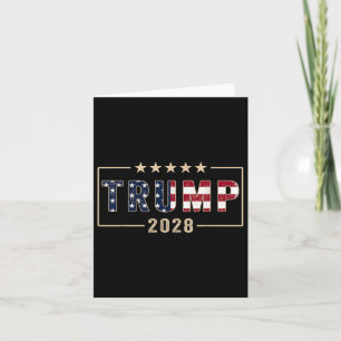 Trump 2028 Shirt Abstimmung Donald Trump Flag 2028 Karte