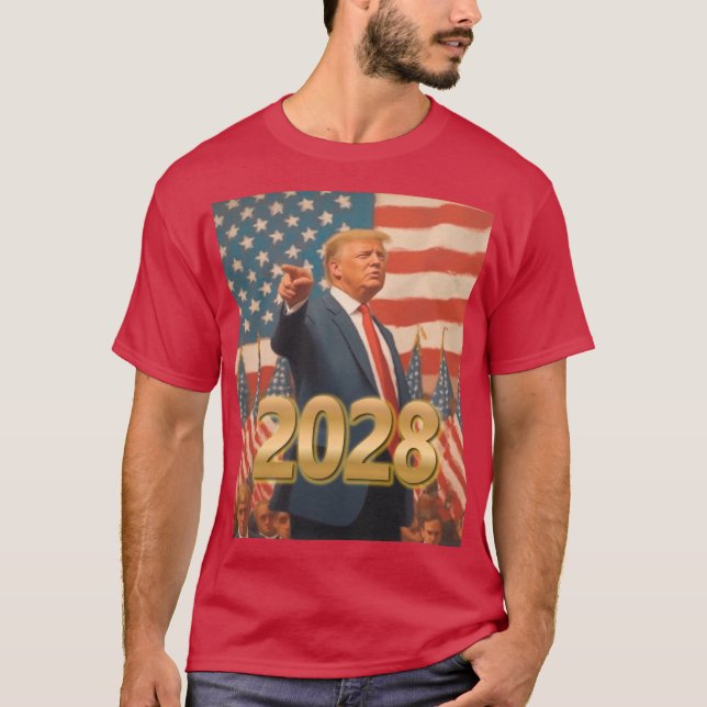 Trump 2028 TSHIRT (Vorderseite)