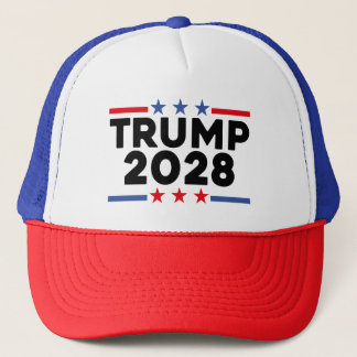 Trump 2028 Vintag MAGA Truckerkappe