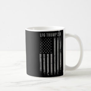 Trump 2,0 amerikanische Flagge Trump 47 2. Term Me Kaffeetasse