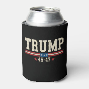 Trump 45 47 American USA Flag Retro Vintag Dosenkühler