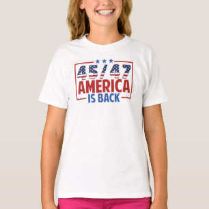Trump 45-47 Amerika ist zurück T-Shirt