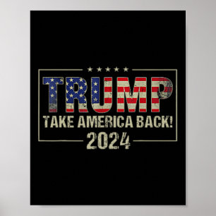 Trump 45 47 (auf Byck) Nimm America Ck Usa Trump 2 Poster