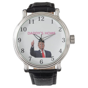 Trump 45-47 Daddy's Home Armbanduhr
