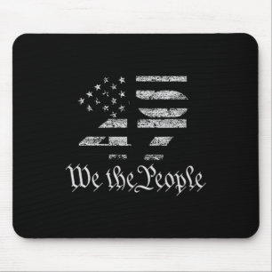 Trump 45-47 Flag 2024 Präsidentschaftswahl Mousepad
