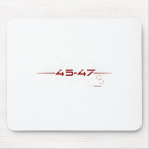 Trump 45 47 Futuristisches Design für Retro Mousepad