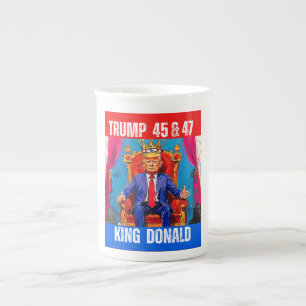 TRUMP 45 & 47 - KING DONALD PROZELLANTASSE