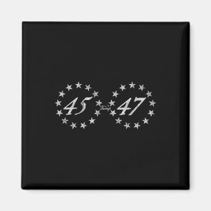 Trump 45 47 magnet