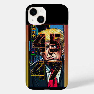 Trump 45 47 Pop Art Portrait Case-Mate iPhone 14 Hülle