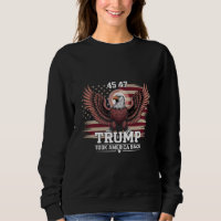 Trump 45. 47. Präsident Flag 2025 Adler Amerika
