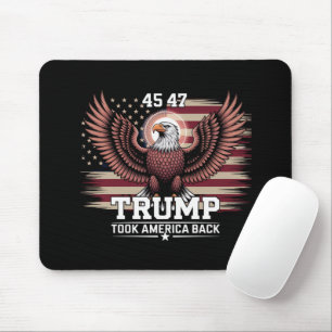Trump 45. 47. Präsidentenflagge 2025 Adler Amerika Mousepad