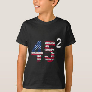 Trump 45 47 Shirt Frauen Trump 45 Squared 2025 USA