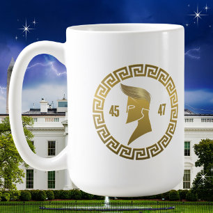 Trump 45-47 Spartan-Toupet Kaffeetasse