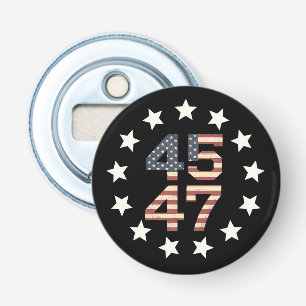 Trump 45 47 Sterne Vintage USA Amerikanische Flagg Flaschenöffner