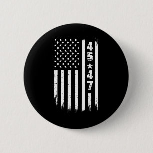 Trump 45 47 US-Flagge Button