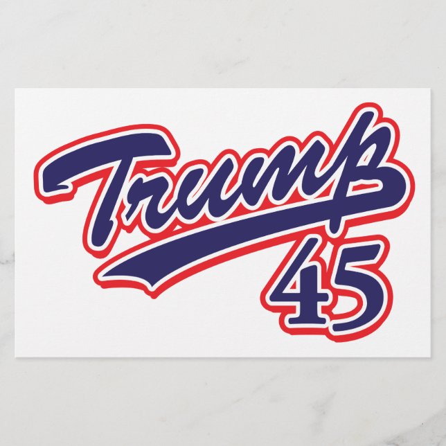 Trump 45! briefpapier (Vorderseite)