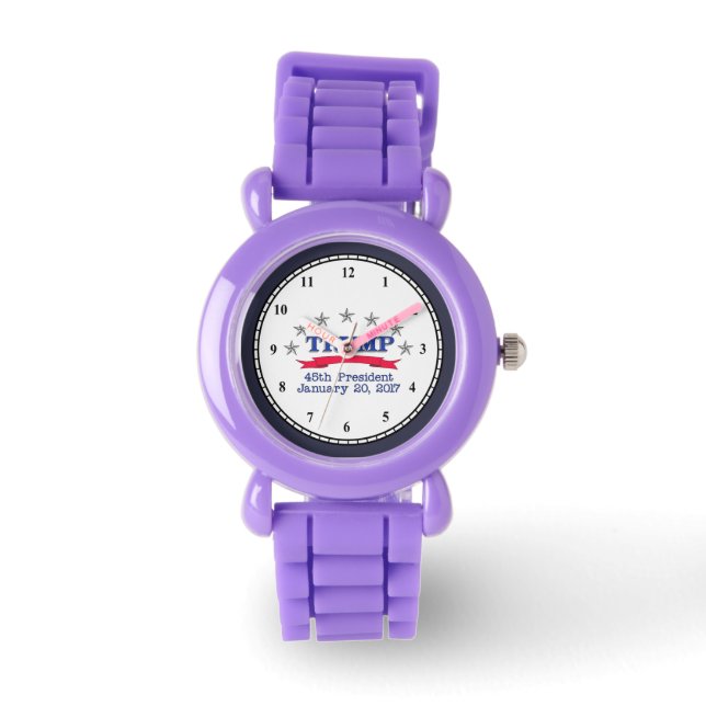 Trump 45. Präsident Armbanduhr (Vorderseite)