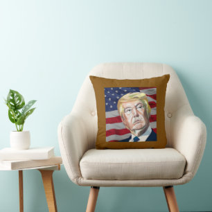 Trump 45. Präsident der USA - Geschenk Kissen