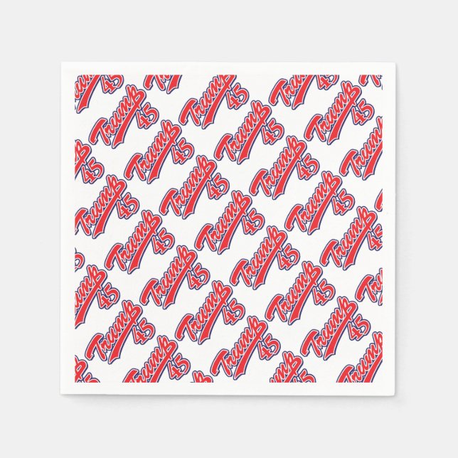 Trump-45-RED Serviette (Vorderseite)