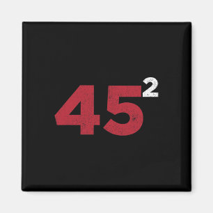 Trump 45 Squared Two Terms 2020 - Geschenk für die Magnet