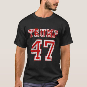 Trump 47 2024 Wahl Republikaner Konservativ Männer T-Shirt