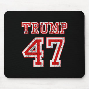 Trump 47 2024 Wahl Republikanische konservative Mä Mousepad