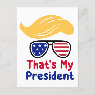 Trump 47 - Das ist mein Präsident Postkarte