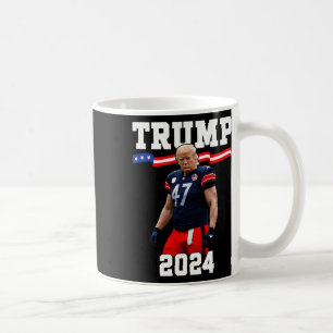 Trump 47 Football Jersey 2024 US-Flagge Trump Vanc Kaffeetasse