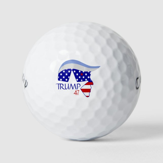 Trump 47 Golfbälle (Vorderseite)