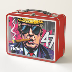 Trump 47 metall brotdose