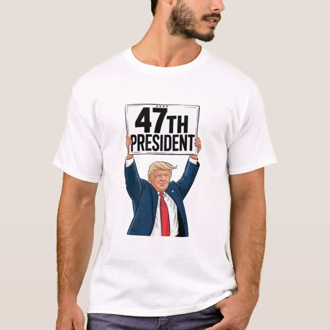 Trump 47. Präsident T-Shirt (Vorderseite)