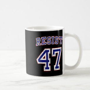 Trump 47 Retro bedrückte Grafik Kaffeetasse