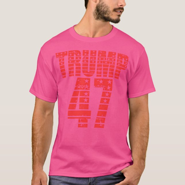 Trump 47 T-Shirt (Vorderseite)