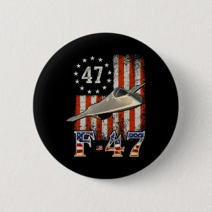Trump 47th Shirts F47 Kampfflugzeug F-47 Flugzeug Button