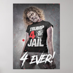 Trump 4 Gefängnis Poster