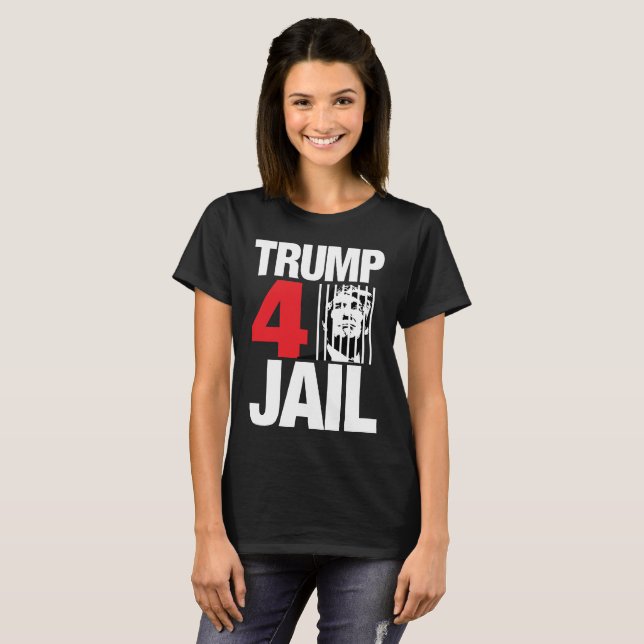 Trump 4 Gefängnis T-Shirt (Vorne ganz)