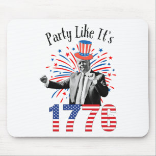 Trump 4. Juli-Party als wäre es 1776 Unabhängigkei Mousepad