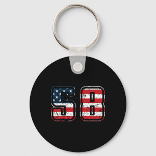 Trump 58 Präsident-Shirt, Trump Dritter Präsident Schlüsselanhänger