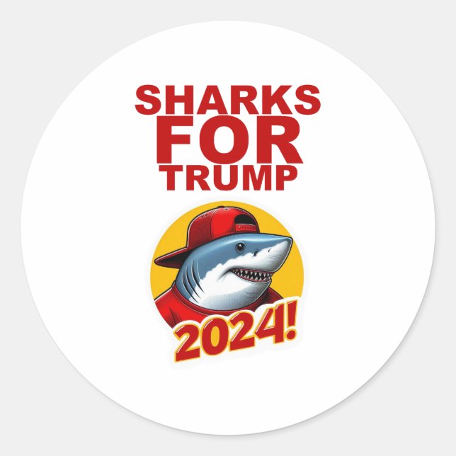 TRUMP-AKTIEN RUNDER AUFKLEBER (Vorderseite)