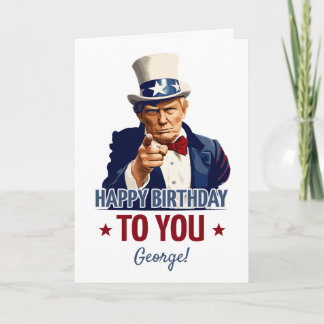 Trump - Alles Gute zum Geburtstag Karte / Benutzer
