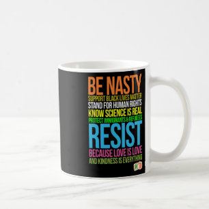 Trump als Ekliges schwarzes Leben gegen Immigran Kaffeetasse