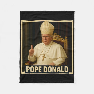 Trump als Papst der Vatikan Kirche Trump Lustiger Fleecedecke