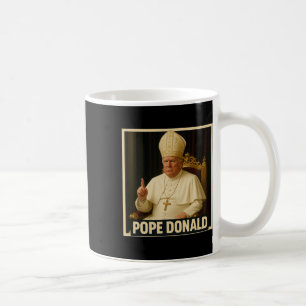 Trump als Papst der Vatikan-Kirche Trump Lustiger  Kaffeetasse