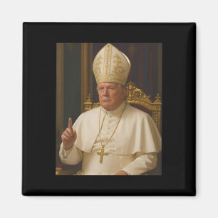Trump als Papst T-Shirt Meme Funny 1 Magnet