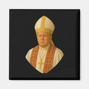 Trump als Papst T-Shirt Meme Funny Magnet