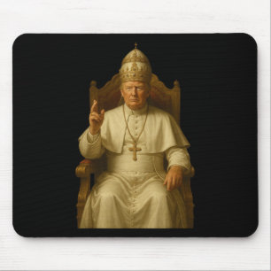 Trump als vatikanischer Kirchenpapst Funny Pope Tr Mousepad