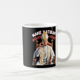 Trump als vatikanischer Kirchenpapst Trump macht V Kaffeetasse